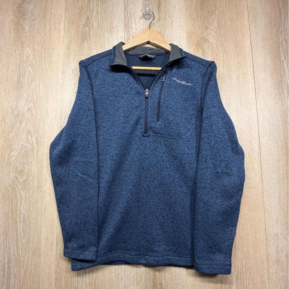 Eddie-bauer Men's Blue and Navy Sweatshirt